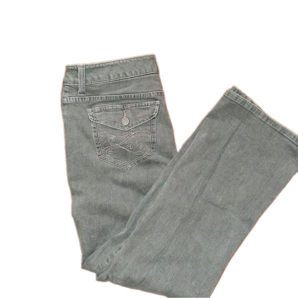 Women's  Lee Slender Secret  Jeans Size 14P Gray